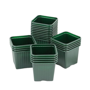 POT GODET PP 0.2L - 7X7X6.4 VERT SAPIN - SOP