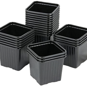 POT GODET PP 0.2L - 7X7X6.4 NOIR - SOP