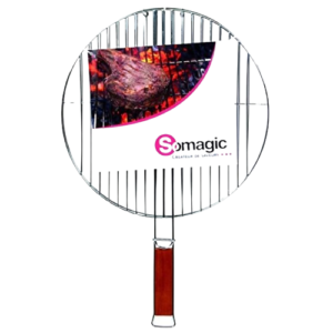 GRILLE DBLE 51X38CM + MANCHE BOIS