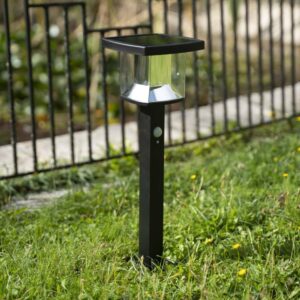 BORNE SOLAIRE MURALE NOIR DETECT 600LMN - XAN