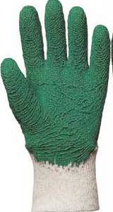 GANTS T10 MANUT/JARDIN LATEX CREPE VERT