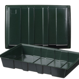 TERRINE SEMIS H5.5X35X23.5CM VERT - NAT