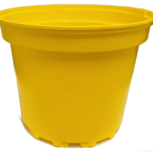 POT ROND PLASTIQUE 2L SX G2 OCRE JAUNE - SOP