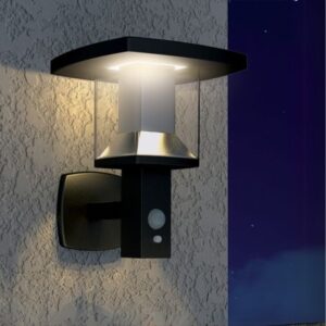 APPLIQUE SOLAIRE MURALE DETECT. NOIR 75LMN - XAN
