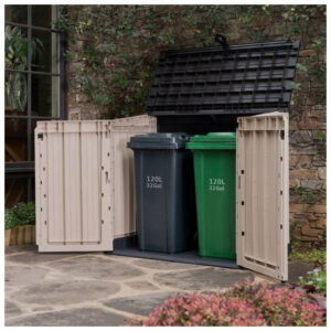 COFFRE RESINE 880L BEIGE MULTIFONCTION