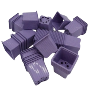 POT GODET PP 0.2L - 7X7X6.4 MAUVE - SOP