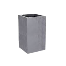 POT CARRE HAUT BASALT UP 36L GRIS BETON - EDA