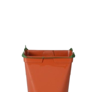 POT ROND CARRE 9X9X10 TERRE CUITE 0.5L - SOP