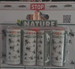 RUBAN COLLE CONTRE INSECTES LOT 4PCS - NAT