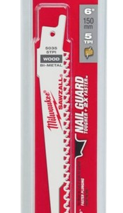 LAME SCIE SABRE 150MM LOT5PCS - TTI