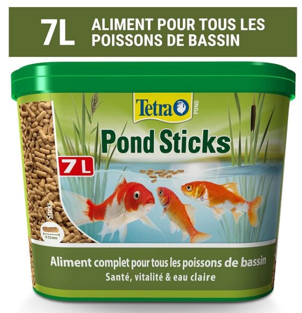 FISH TETRA 7L POND STICKS BARIL