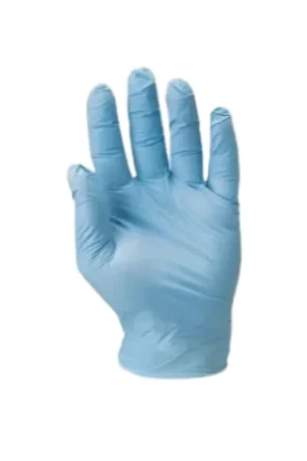 GANTS NITRILE POUDRE BLEU T9  BT100 - EUR