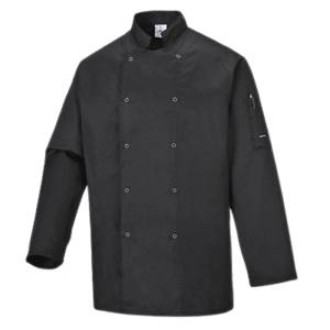 VESTE DE CUISINE SUFFOLK NOIR - T2XL