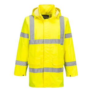 VESTE PLUIE HI VIZ JAUN 2XL - POR