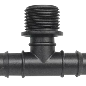 RACCORD T 15X21 CANNELE MALE 2PCS